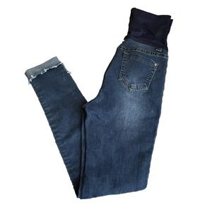 Pink Blush Maternity Distressed Skinny Jeans Size 26